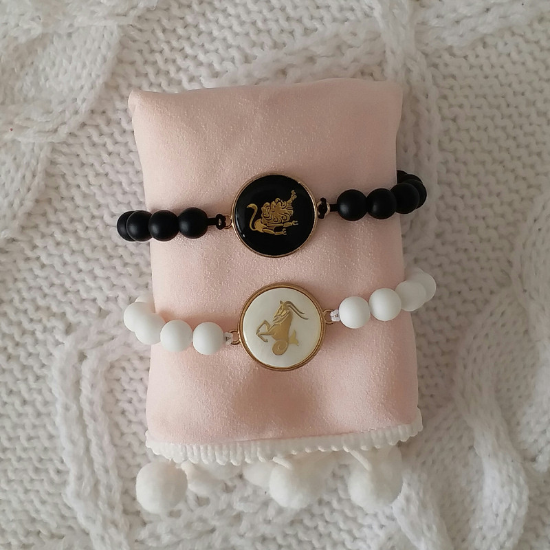 دستبند مدل ماه تولد دی و مرداد F122 مجموعه 2 عددی دستبند مدل ماه تولد دی و مرداد F122 مجموعه 2 عددی