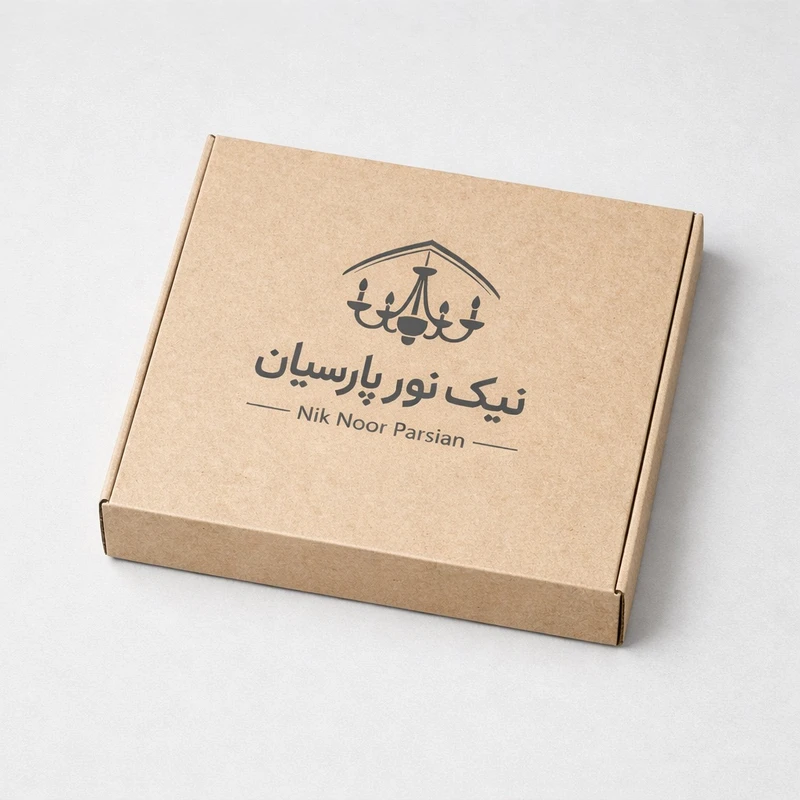عکس شماره 2 : لوستر مدرن لاله 4 پر نیک نور پارسیان کد nik0805