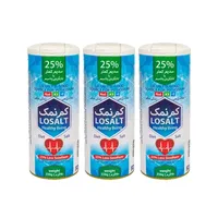 نمک کم سدیم کم نمک - 350 گرم بسته 3 عددی