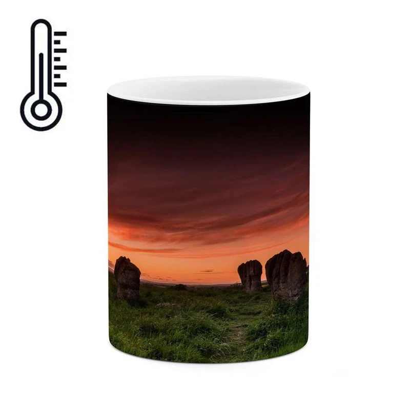 ماگ حرارتی کاکتی مدل منظره کد mgh17848