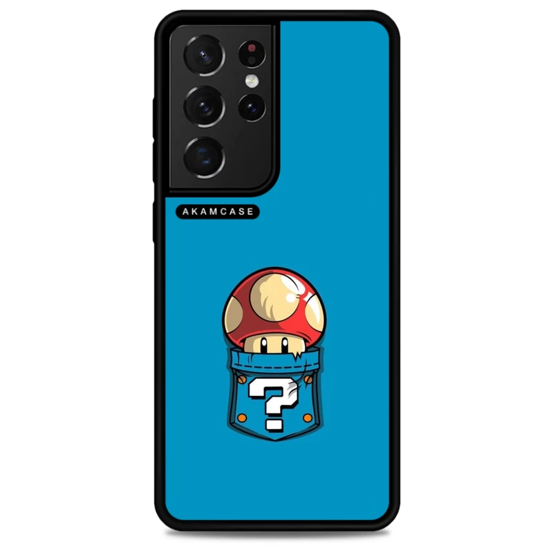 کاور آکام مدل AMC-WSGS21U-SUPER MARIO18 مناسب برای گوشی موبایل سامسونگ Galaxy S21 Ultra