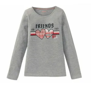 تی شرت آستین بلند دخترانه پیپرتس مدل DHN86