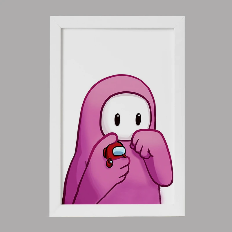 تابلو خندالو مدل بازی فال گایز (Fall Guys) کد 32813