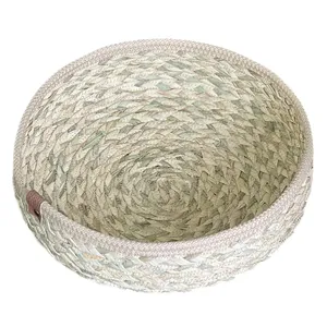 سبد حصیر بافی مدل گرد کد 30