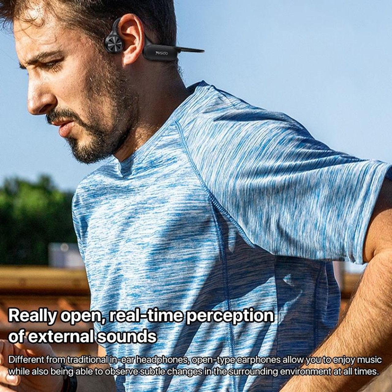هدفون بلوتوثی یسیدو مدل BONE CONDUCTION YSP12 -  - 9