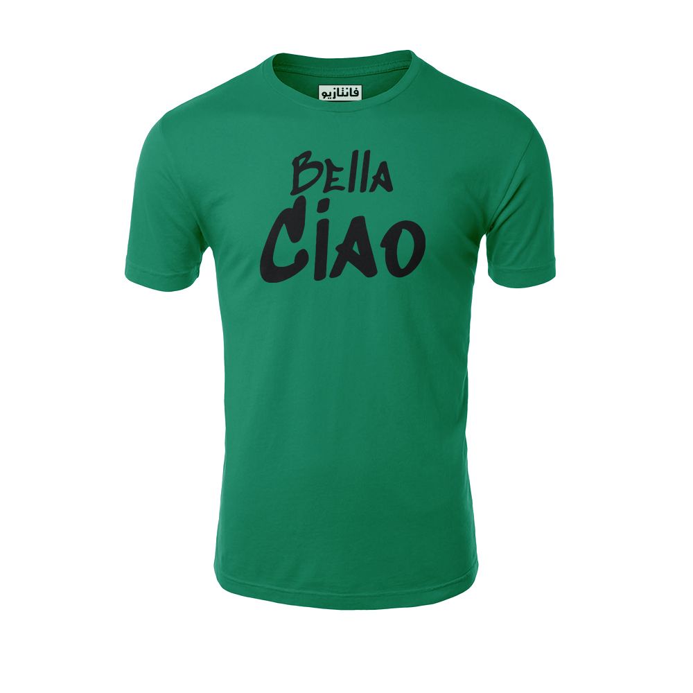 تیشرت آستین کوتاه مردانه فانتازیو طرح Bella Ciao مدل 151 کد LCDP012 -  - 1