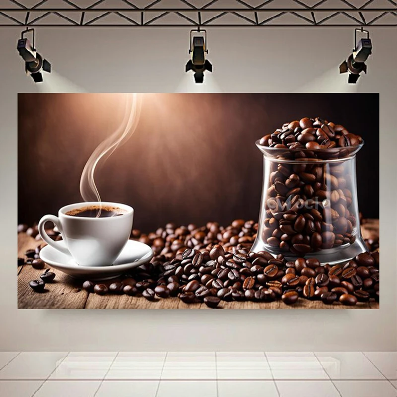 پوستر طرح فنجان اسپرسو مدل قهوه تازه کد AR303193