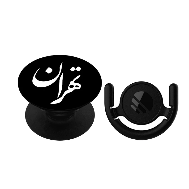 پایه نگهدارنده گوشی موبایل پاپ سوکت مگافون طرح شهر تهران مدل 9664 به همراه پاپ کلیپ
