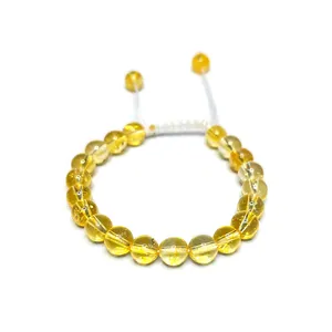 دستبند مهره ای زنانه مدل عقیق ایران سیترین کد 8066