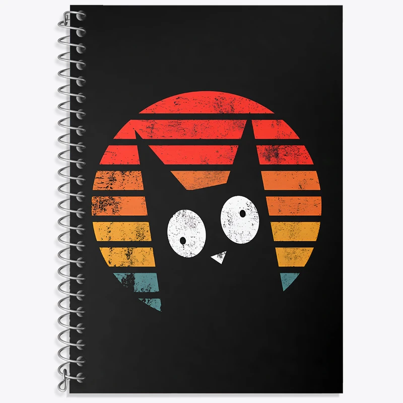 دفتر نت موسیقی 50 برگ خندالو طرح گربه ی خنگ کد N5200