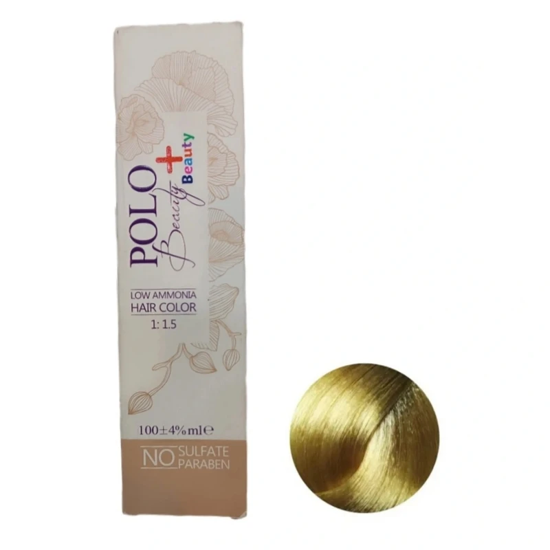 رنگ مو پلو بیوتی شماره N9-10.0 مدل پلاس بیوتی حجم 100 میلی لیتر رنگ بلوند پلاتنیه