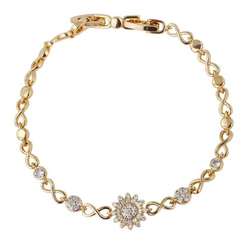 دستبند زنانه ژوپینگ مدل گل کد DD371