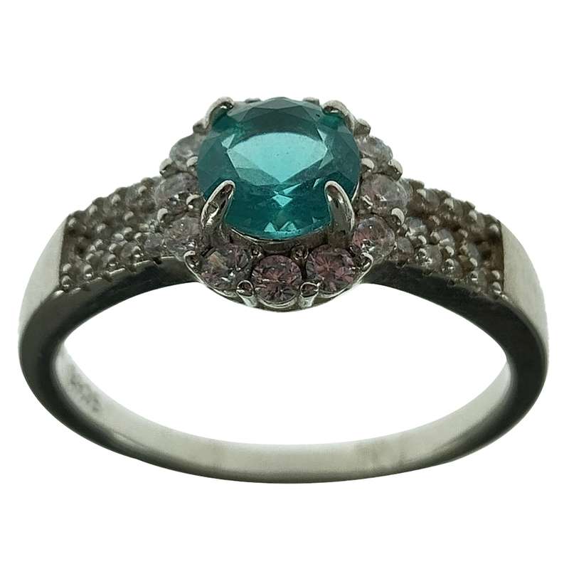 انگشتر نقره زنانه سلین کالا مدل توپاز کد 33