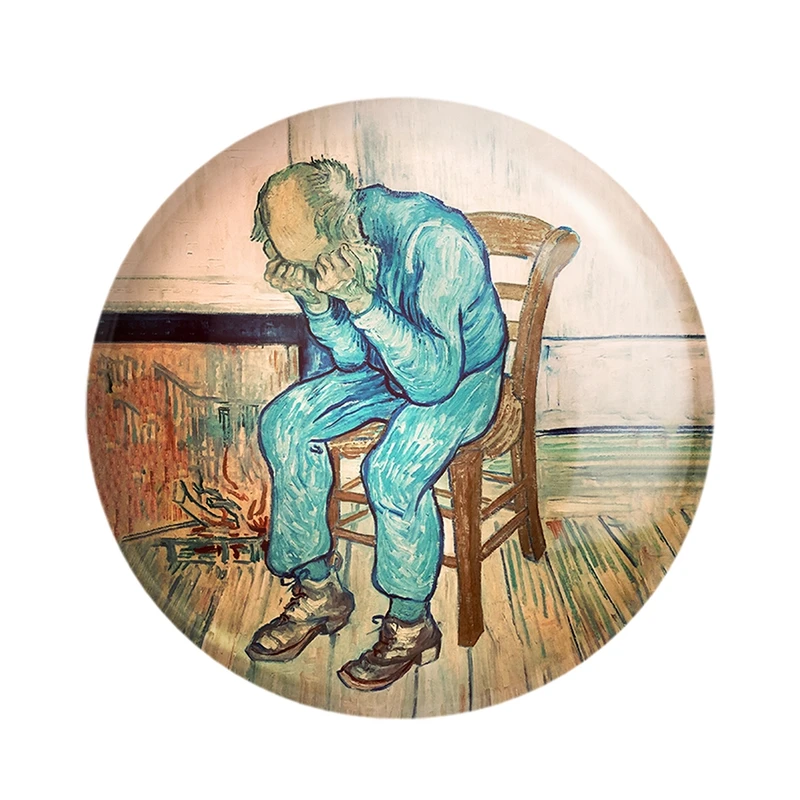 مگنت خندالو مدل نقاشی بر دروازه ابدیت اثر ونسان ونگوگ کد 25451