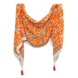 شال زنانه مدل گلدار 1000038