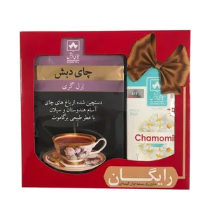 چای ارل گری چای دبش - 500 گرم و دمنوش کیسه ای بابونه دبش 25 عددی