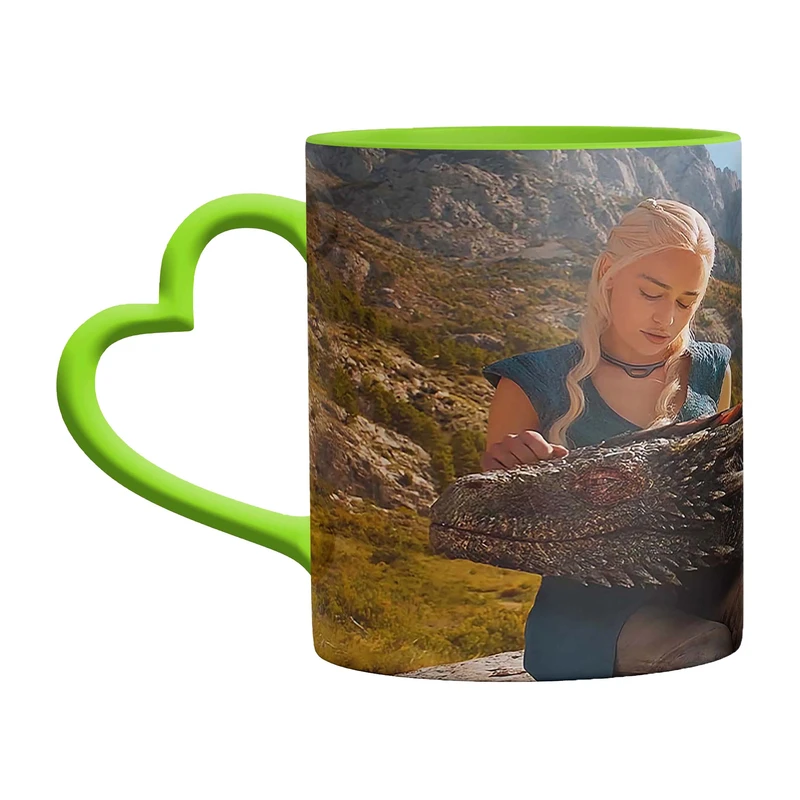 ماگ مدل کالیسی (دنریس تارگرین) دسته قلبی کد 9222