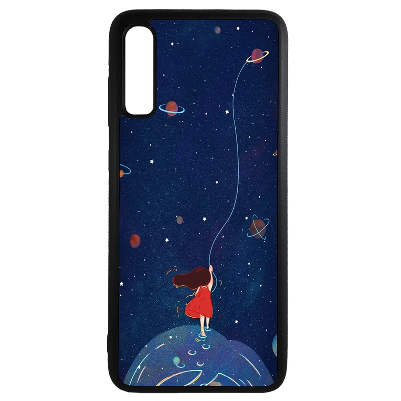 کاور طرح دختر کد 110646 مناسب برای گوشی موبایل سامسونگ galaxy a50