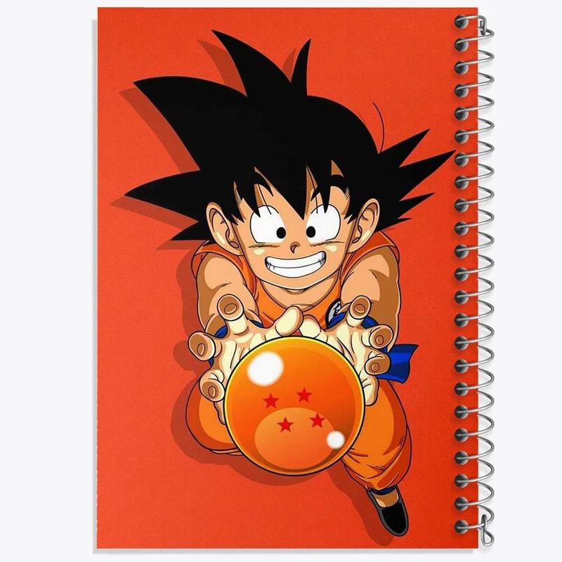 دفتر مشق 50 برگ خندالو مدل گوهان انیمه دراگون بال Dragon Ball کد 4942