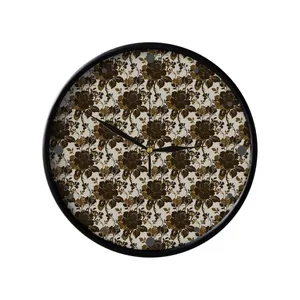 ساعت دیواری مدوپد طرح گل تیره مدل PAT00298