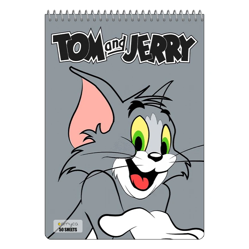 دفتر نقاشی 50 برگ سیمی کارنیکا طرح تام و جری tom & jerry کد 55838