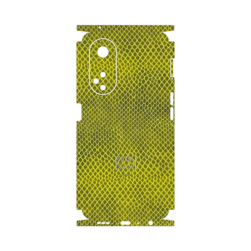 برچسب پوششی ماهوت مدل Yellow Snake Skin-FullSkin مناسب برای گوشی موبایل اپو A98