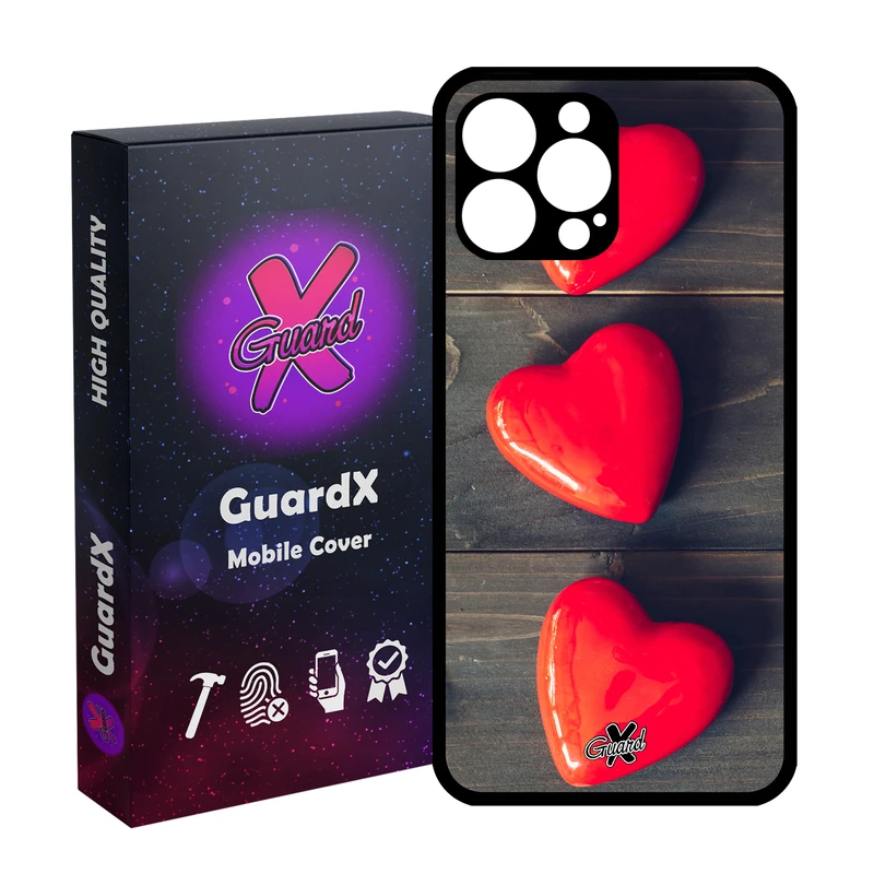 کاور گارد ایکس طرح Love مدل Glass10181 مناسب برای گوشی موبایل اپل iPhone 13 Pro Max