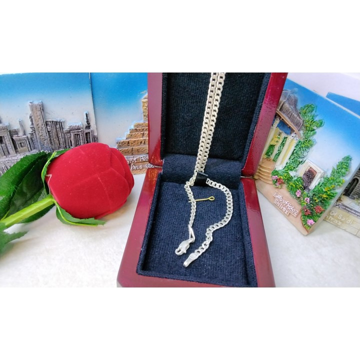 زنجیر نقره مردانه مدل gl-1275