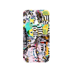 MAHOOT Collage of Teared Paper Cover Sticker for LG W10