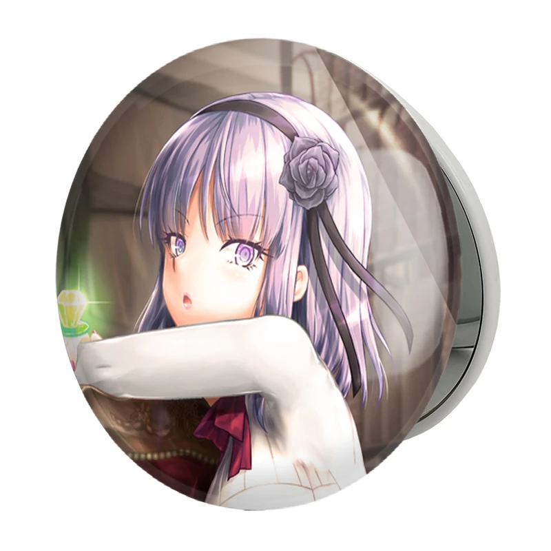 آینه جیبی خندالو طرح  شیداره انیمه داگاشی کاشی Dagashi Kashi مدل تاشو کد 23392 