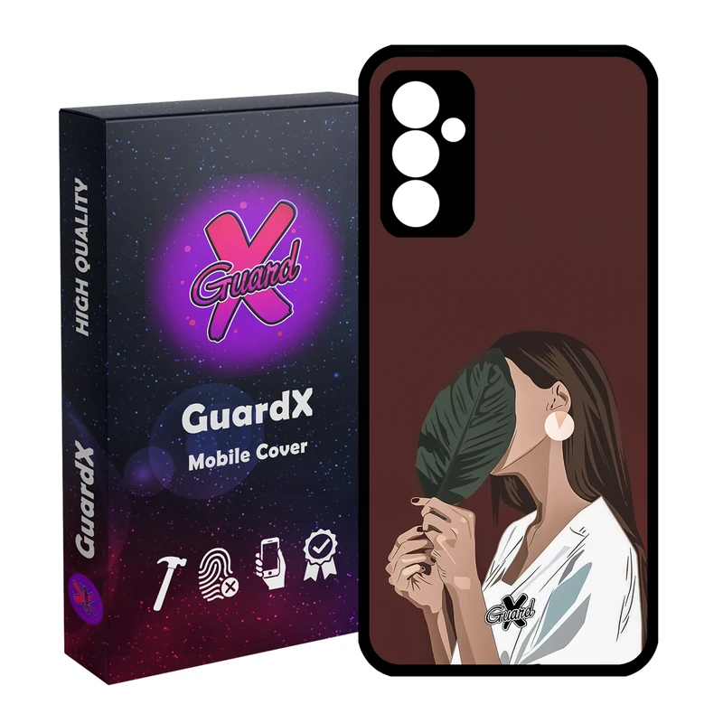 کاور گارد ایکس طرح دختر مدل Glass10476 مناسب برای گوشی موبایل سامسونگ Galaxy A54 / A54 5G