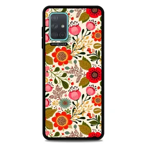AKAM AMC-WSGA71-FLOWERS4 Cover For Samsung Galaxy A71