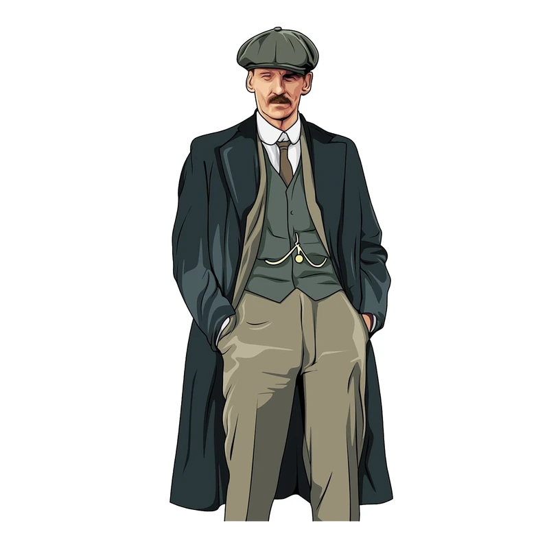 استیکر لپ تاپ و موبایل مدل سریال طرح پیکی بلاندرز Peaky Blinders کد 3589