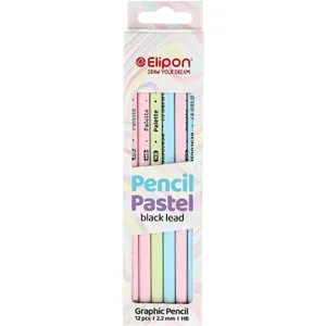 مداد مشکی الیپون مدل 1 بسته 12 عددی