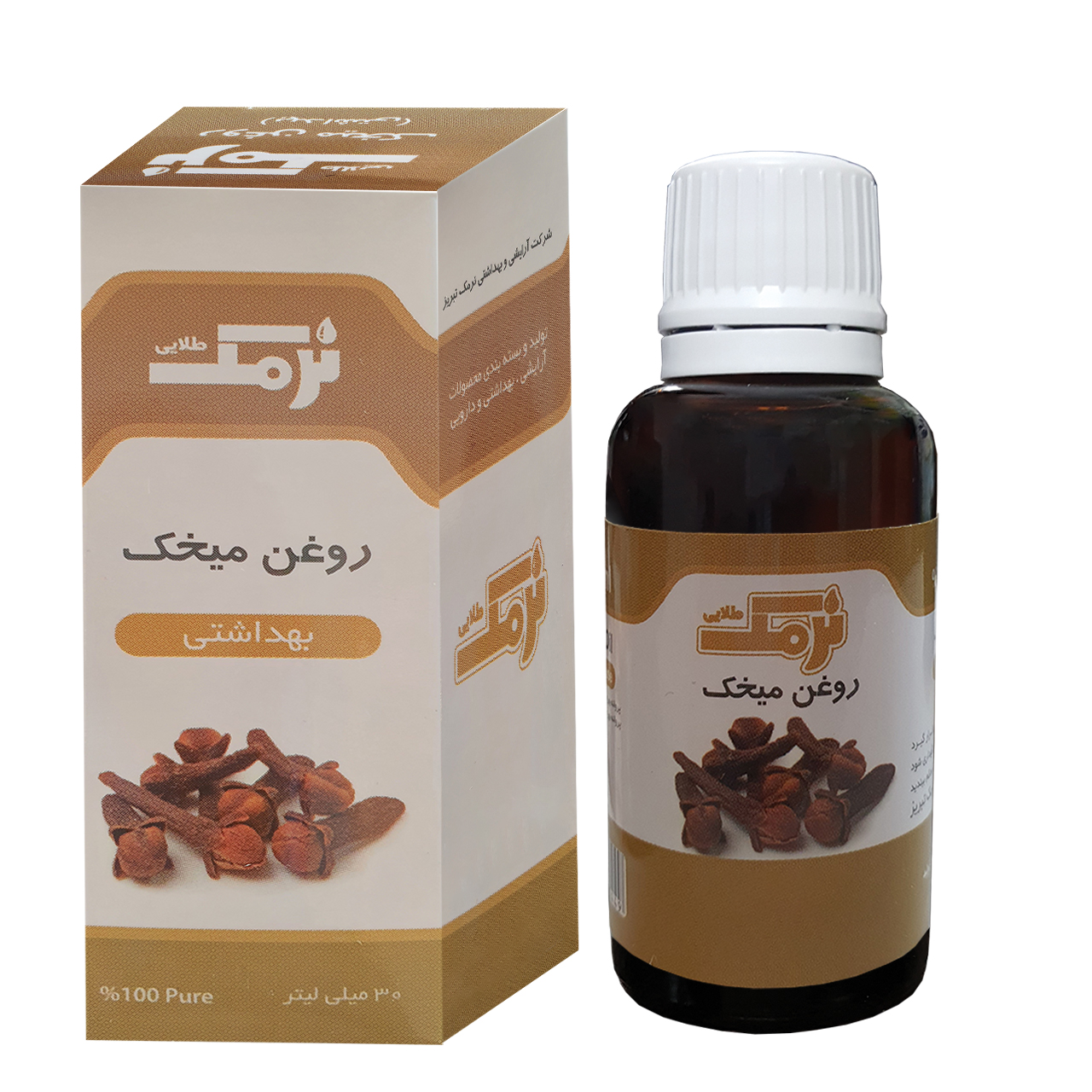 روغن میخک نرمک طلایی مدل 008 حجم 30 میلی لیتر