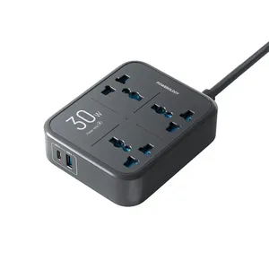 چندراهی برق محافظ دار پاورولوجی مدل  Power strip 3AC 3250W PWCUQC037