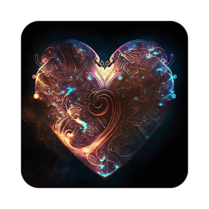 زیر لیوانی کاکتی مدل عاشقانه کد mp12103