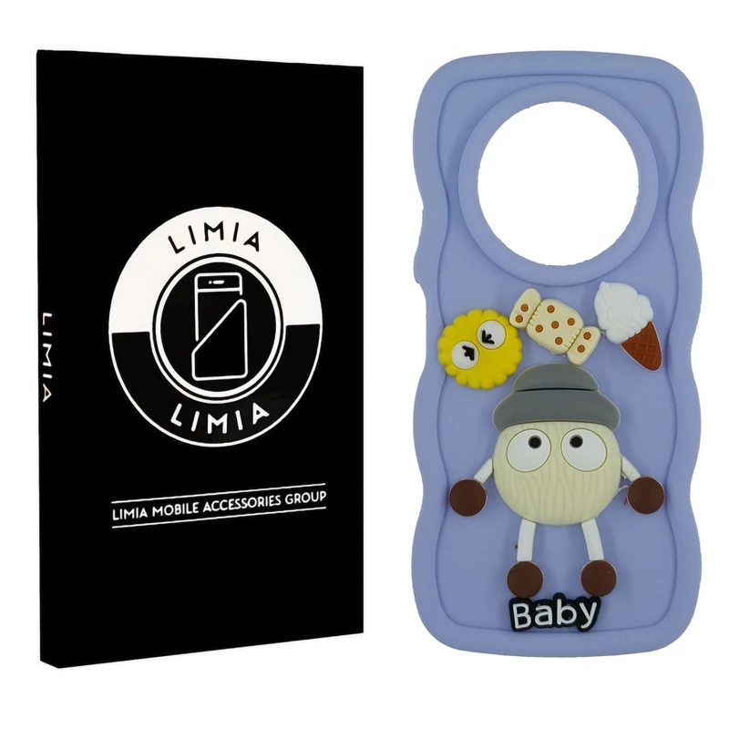 کاور لیمیا مدل عروسکی برجسته مناسب برای گوشی موبایل شیائومی Redmi A3/C61