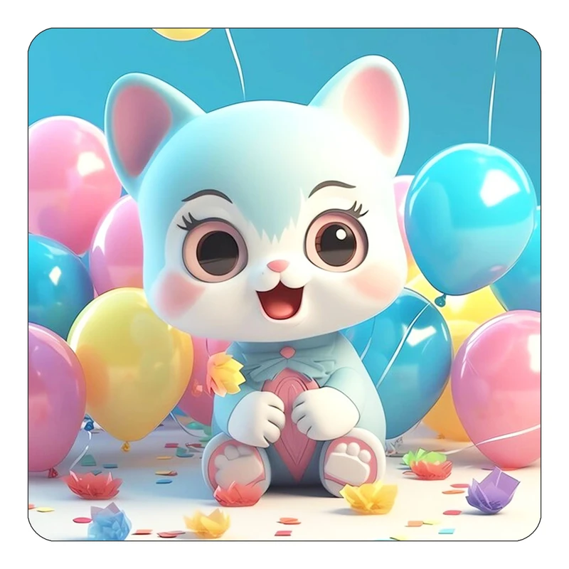 مگنت کاکتی طرح حیوانات کارتونی مدل mp27590