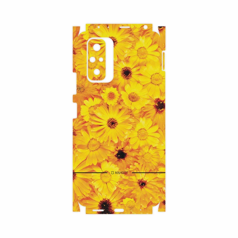 برچسب پوششی ماهوت مدل Yellow-Flower-FullSkin مناسب برای گوشی موبایل شیائومی Redmi Note 10 Pro Max