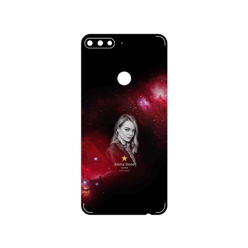 برچسب پوششی ماهوت مدل Emma Stone مناسب برای گوشی موبایل هوآوی Y7 Prime 2018