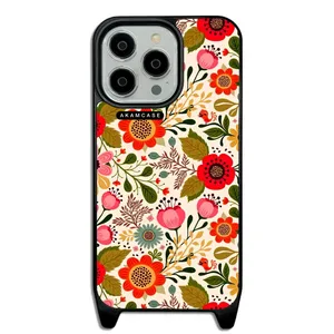 AKAM AMC-WLA13PRO-FLOWERS4 Cover For Apple iPhone 13 Pro