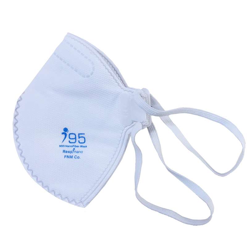 ماسک تنفسی ریما مدل بدون سوپاپ کربن فعال نانو کد C95-Wte بسته 10 عددی