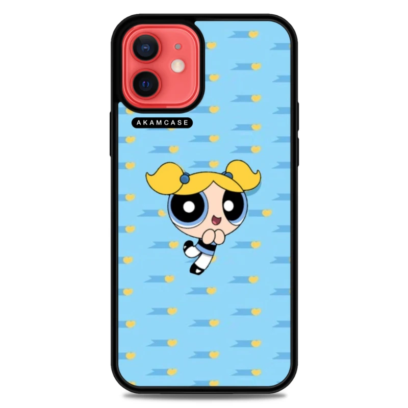 کاور آکام مدل AMCWA12-POWERPUFF GIRLS-1 مناسب برای گوشی موبایل اپل iPhone 12