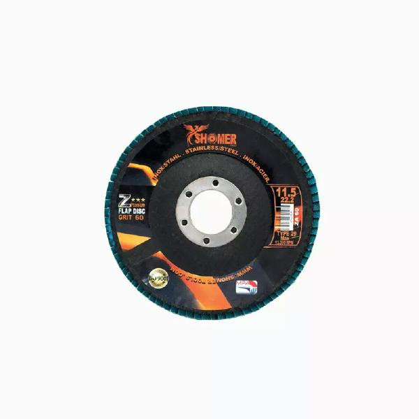 سنباده فلاپ دیسک شومر مدل P60 کد 11.5 بسته 2 عددی سنباده فلاپ دیسک شومر مدل P60 کد 11.5 بسته 2 عددی