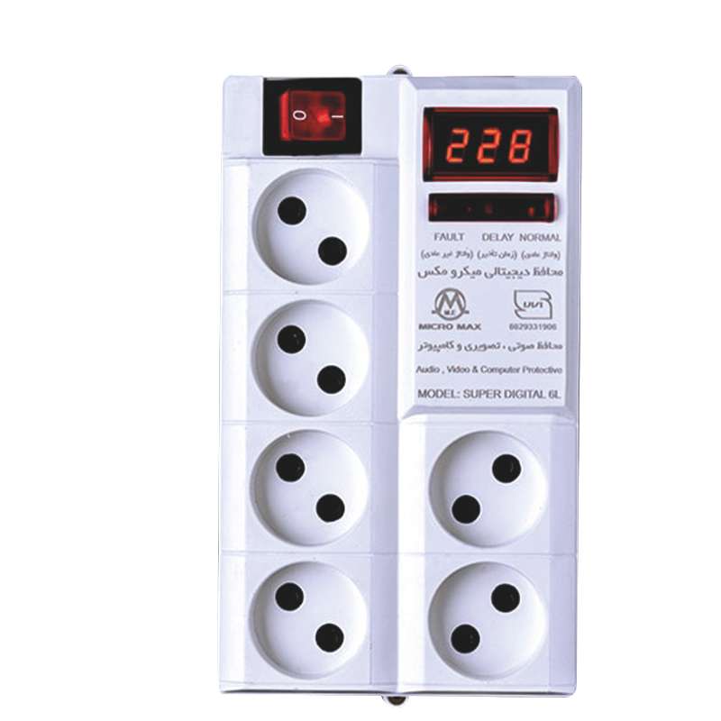 محافظ ولتاژ میکرومکس مدل 6L-DP