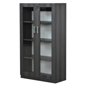 کمد اداری ایستا مدل ISG155 بلوطی تیره