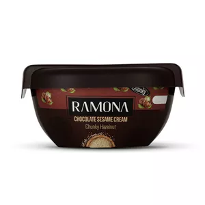 کرم کنجد شکلاتی با مغز فندق رامونا - 360 گرم