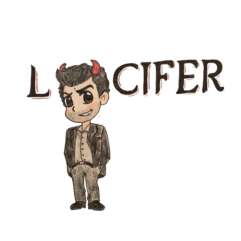 استیکر لپ تاپ و موبایل مدل سریال طرح لوسیفر Lucifer کد 3525
