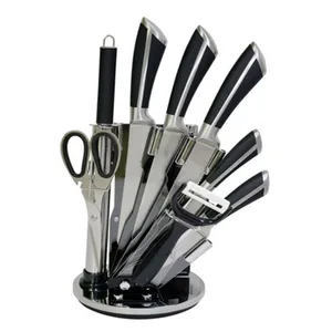 سرویس چاقو آشپزخانه 9 پارچه رویال هوم مدل LV-1